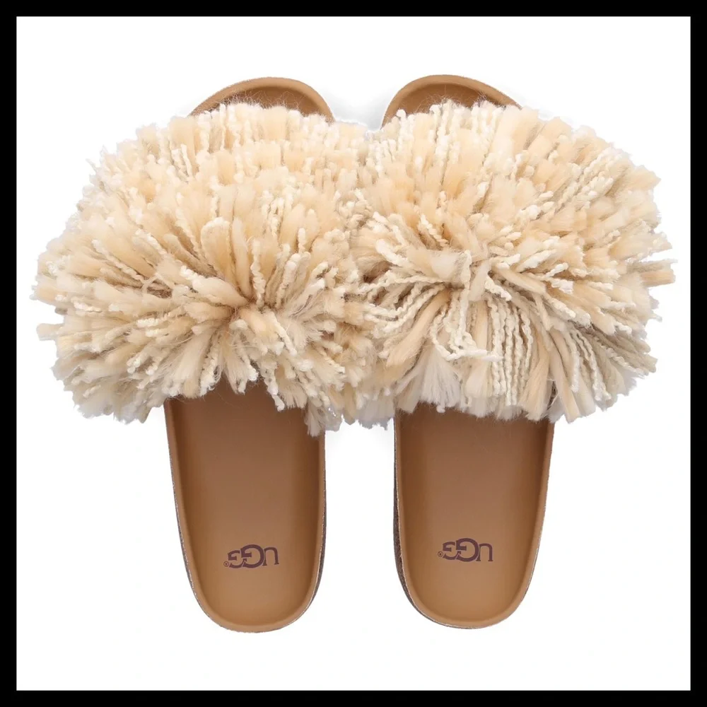 UGG Cindi Beige Yarn SandalsHard To Find - Picture 3 of 9